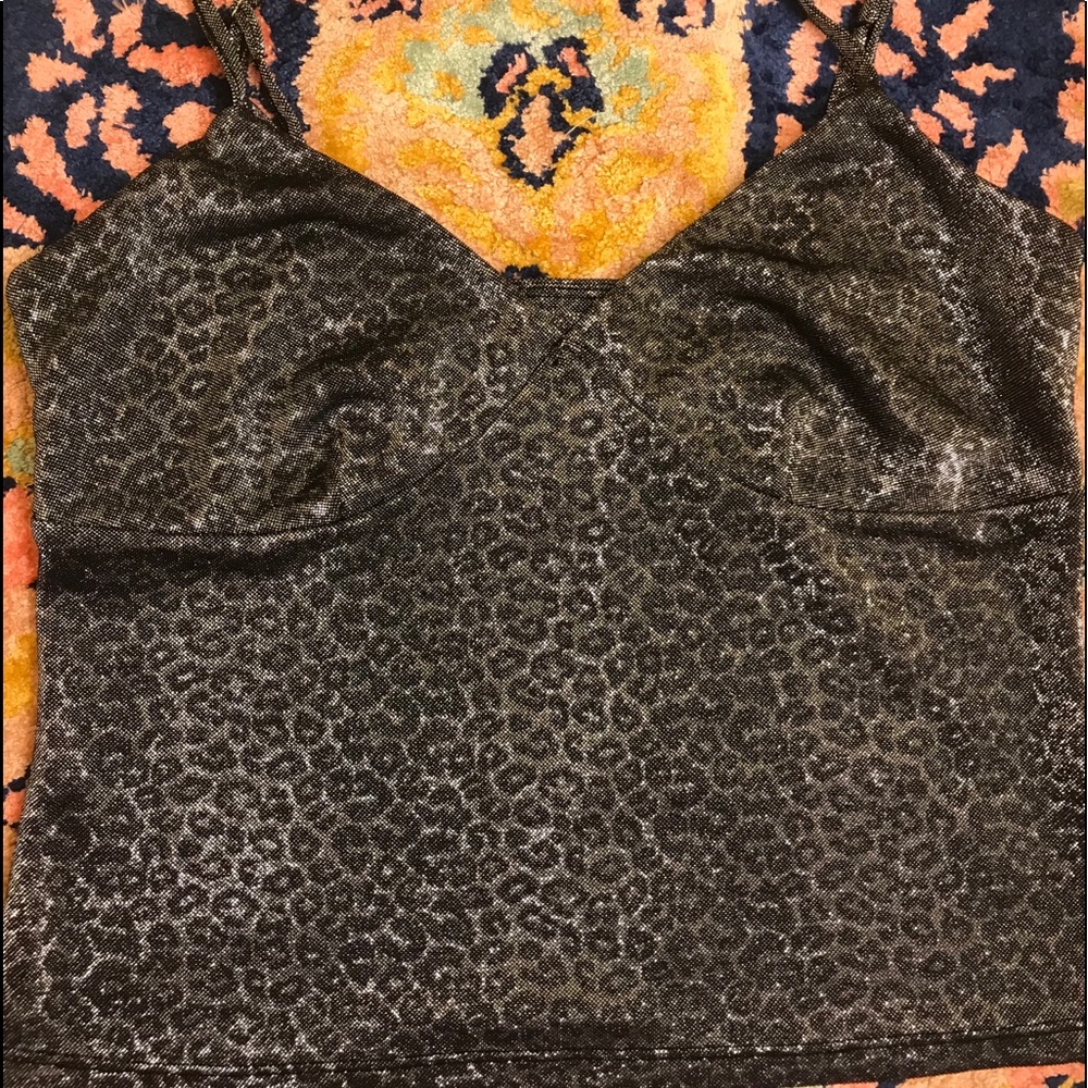 Wild Fable Shiny little metallic top